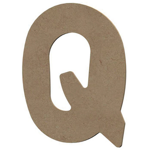 Comparateur de prix : Aladine Lettre Q en bois médium 8 cm