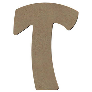 Comparateur de prix : Aladine Lettre T en bois médium 8 cm