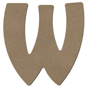 Comparateur de prix : Aladine Lettre W en bois médium 8 cm