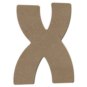 Comparateur de prix : Aladine Lettre X en bois médium 8 cm