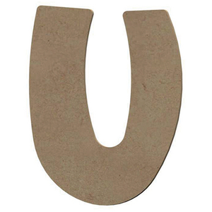 Comparateur de prix : Aladine Lettre U en bois médium 8 cm