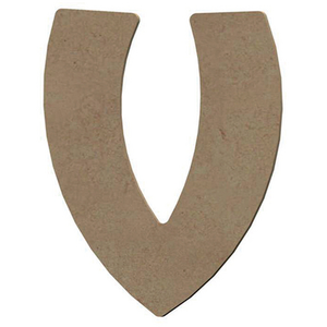 Aladine Lettre V en bois médium 8 cm pas cher