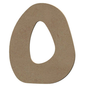 Comparateur de prix : Lettre O en bois médium 15 cm