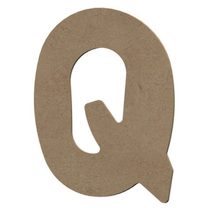 Non communiqué Médium - Lettre Q bois - 15cm
