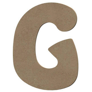 Aladine Lettre G en bois médium 8 cm