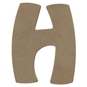 Aladine Lettre H en bois médium 8 cm pas cher