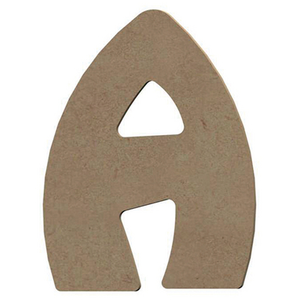 Aladine Lettre A en bois médium 8 cm pas cher
