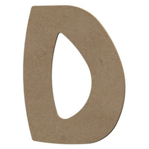 Comparateur de prix : Lettre D en bois médium 15 cm