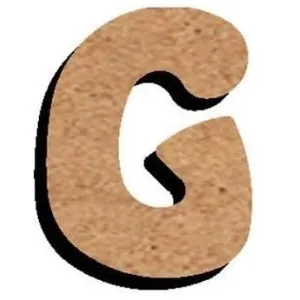 Non communiqué Médium - Lettre G bois - 15cm