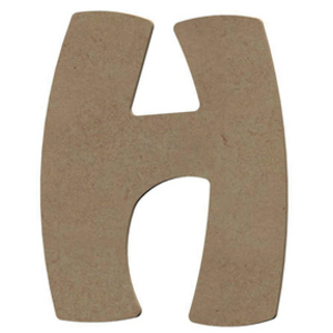 Non communiqué Médium - Lettre H bois - 15cm pas cher
