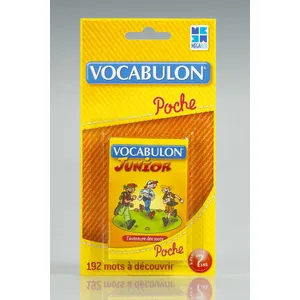 Megableu - 678054 - Jeu de voyage - Pocket Vocabulon Junior pas cher