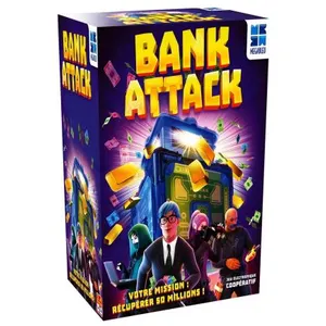 MEGABLEU Jeu coopératif d'ambiance Bank Attack pas cher