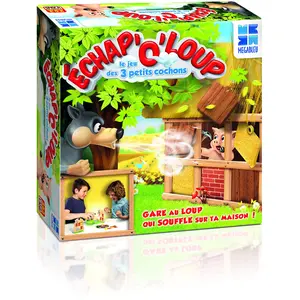 Comparateur de prix : Echap O Loup - Le jeu des 3 petits cochons - Jeu de société enfant - MEGABLEU