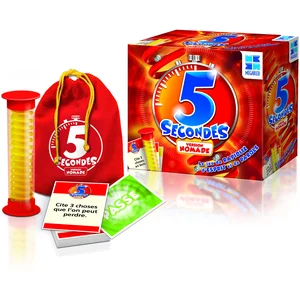 Jeu de société Voyage - MEGABLEU - 5 Secondes Nomade - Jeu d'ambiance - Mixte - 8 ans et plus pas cher