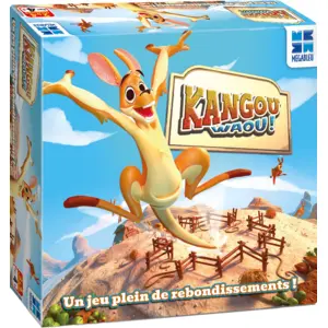 KANGOU’WAOU, Jeu d’Action et réflexe, A partir de 4 Ans, De 2 à 4 Joueurs, 678143, Megableu pas cher