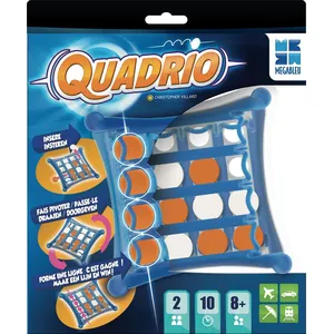 Jeu de société Quadrio - MEGABLEU - Alignement de 4 jetons - Mixte - A partir de 8 ansVendu parrakuten