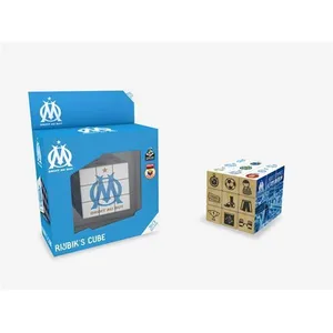 Megableu- Cube 3 X 3 Olympique de Marseille, 678327, Blue, White pas cher