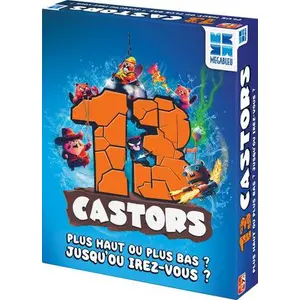 Jeu de société - MEGABLEU - 13 Castors - Course de castors avec prédictions et bonus pas cher