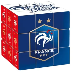 Comparateur de prix : Cube 3x3 Equipe de France - Megableu - Casse-tête Rubik's - Supportez les Bleus !