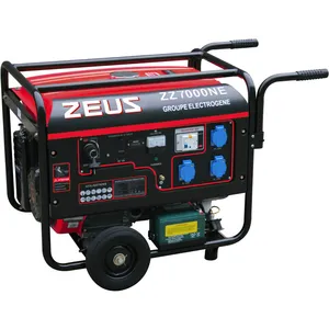 Zeus Groupe électrogène 4 temps essence 5500 W démarrage électriqueVendu parcdiscount