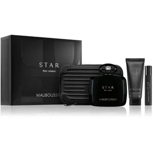 MAUBOUSSIN Coffret parfumé Star - Boisé ambré - Homme - 4 produits pas cher