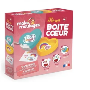 Comparateur de prix : Kit créatif Mako Moulages - Atelier Boite Coeur
