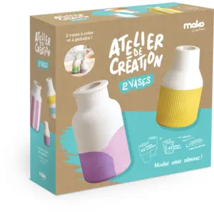 Comparateur de prix : Atelier de création 2 vases - Mako Créations