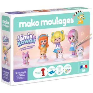 Coffret de moulage : Mes amis kawaii - Mako moulages