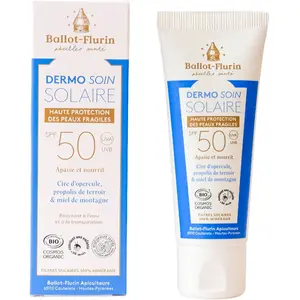 Dermo soin solaire SPF50 - Peaux fragiles bio - BALLOT-FLURIN - Peau s... pas cher