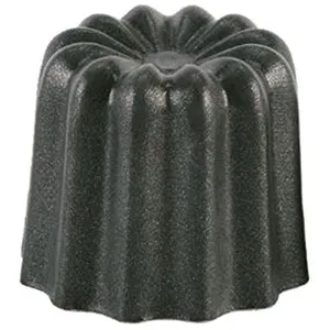 Patisse 43014 lot de 4 cannelés aluminium noir 45 mm pas cher