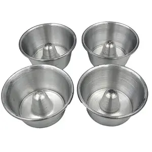 ARTAME 4 mini moules à savarin aluminium 8 cm pas cher