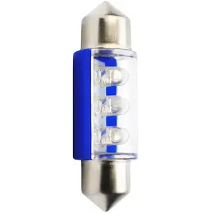 Comparateur de prix : PLANET LINE Lot de 2 Ampoules LED - Navette C5W - 12 V - 0,40 W - 36 mm - Bleue