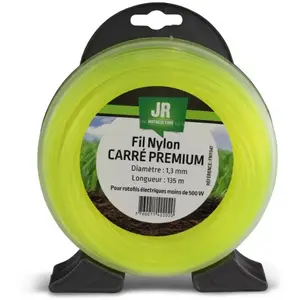 JR MOTOCULTURE Fil nylon 1.3 mm 135 m - Carré - Premium pas cher