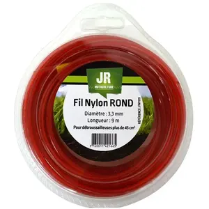 JR MOTOCULTURE Fil nylon 3,3 mm 9 m - Rond - JR - FNY011 pas cher
