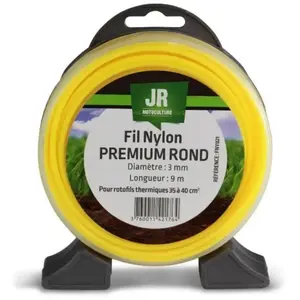 Comparateur de prix : JR MOTOCULTURE Fil nylon 3 mm 9 m - Rond - Premium
