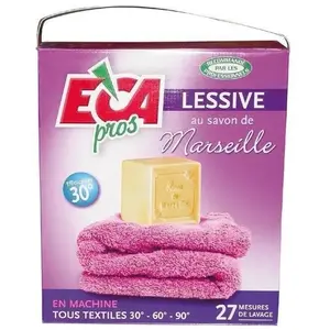 Comparateur de prix : ECApros - Lessive Linge au Savon de Marseille - 27 Doses
