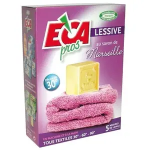Comparateur de prix : Lessive en poudre 600gr au savon de marseille Eca Pros 093