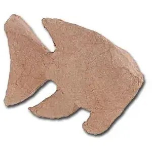 Comparateur de prix : Décopatch Support à décorer en papier mâché - Poisson - 10.5 x 7 cm