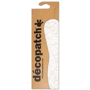 Clairefontaine 3 feuilles Décopatch - Blanc craquelé 444