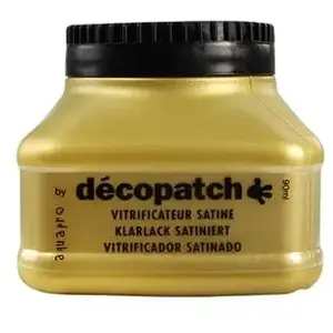 Décopatch VA90AO - Un pot de Vernis vitrificateur aquapro 90 ml, aspect Satiné