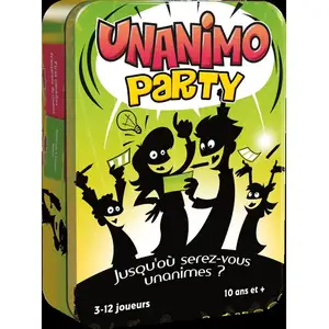 Comparateur de prix : Asmodee Jeux de société Cocktail Games Unanimo Party Vert TU CGUNAP01