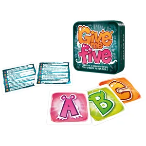 Asmodee Give Me Five - Jeu de société - À partir de 12 ans - 4 à 9 joueurs - 15 minutes - Cocktail Games pas cher