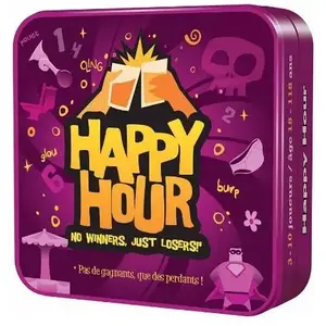 Asmodee Cocktail Games - Happy Hour - Jeu de société - À partir de 18 ans - 3 à 10 joueurs - 30 minutes pas cher