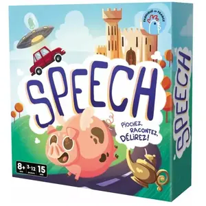 Comparateur de prix : Speech - Asmodee - Invente une histoire - 4 mode de jeu - 15 minutes - Dès 8ans