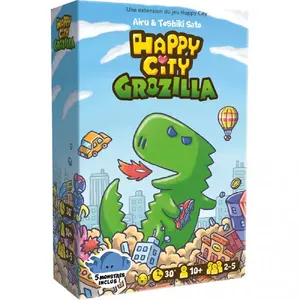 Comparateur de prix : Asmodee Jeu de société Happy City : Grozilla - Cocktail Games Jeu de société - CGHCG01