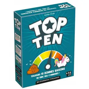 Comparateur de prix : Jeux de société top Ten Asmodee Editions SPE Bleu 19,5x5x15 cm A2101209
