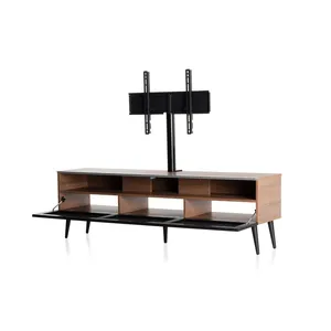 Meuble TV MELICONI Pampelune 160 cm bois pas cher