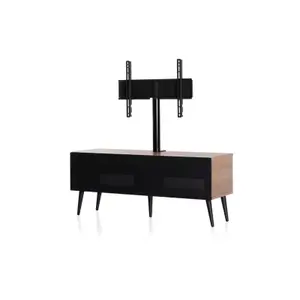 Meuble TV MELICONI Pampelune 120 cm bois pas cher