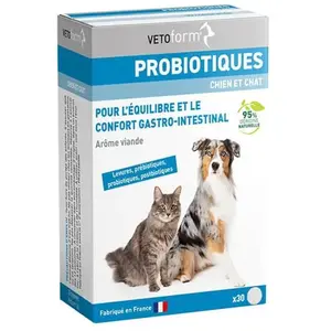 Vetoform Vétoform Probiotiques Chien et Chat Confort Gastro-intestinal... pas cher