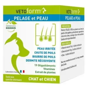 Vetoform Pelage et Peau Chien Chat 100g pas cher